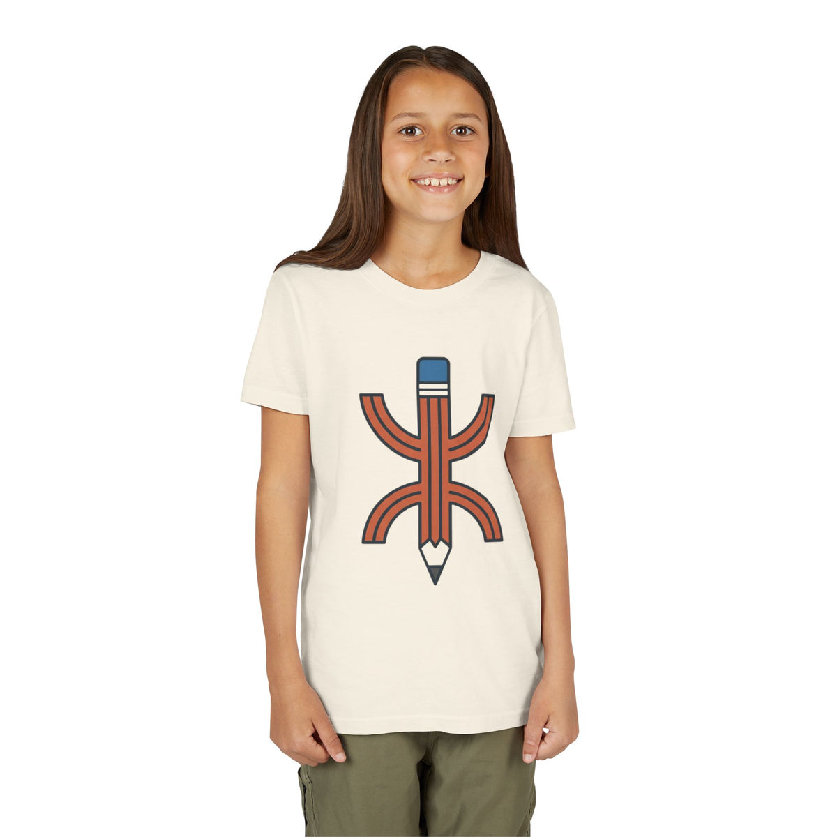Pencil Logo Creative Kids Tee