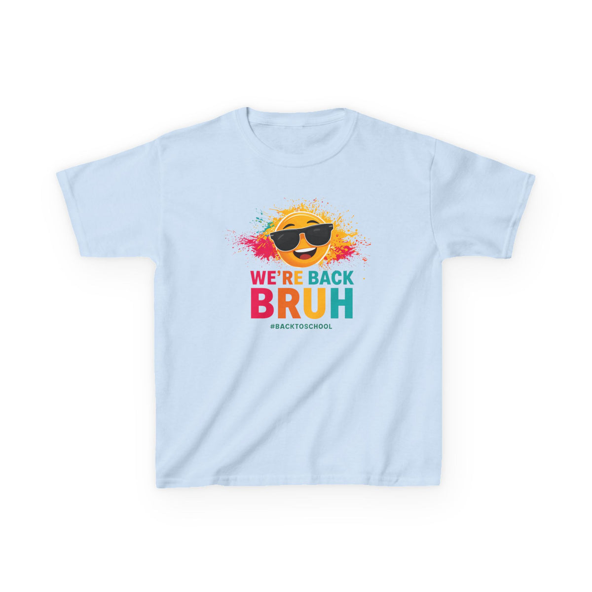 We're Back Bruh Sunglasses Kids Tee