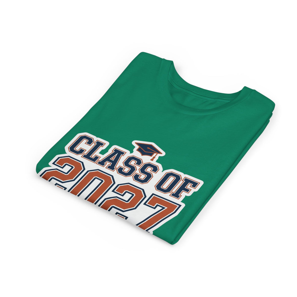 Class of 2027 Graduation Cap Kids Tee