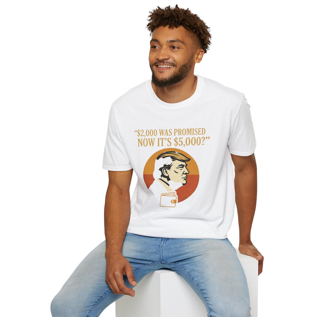 Trump 2,000 to 5,000 Retro Portrait T-Shirt