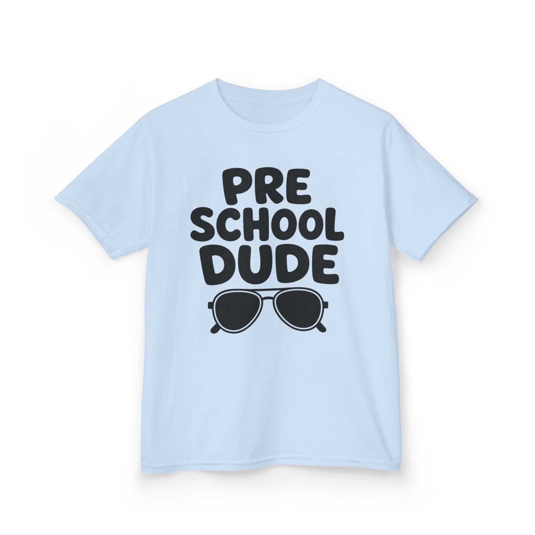 Preschool Dude Kids T‑Shirt — 'Preschool Dude' Sunglasses Graphic Tee for Boys