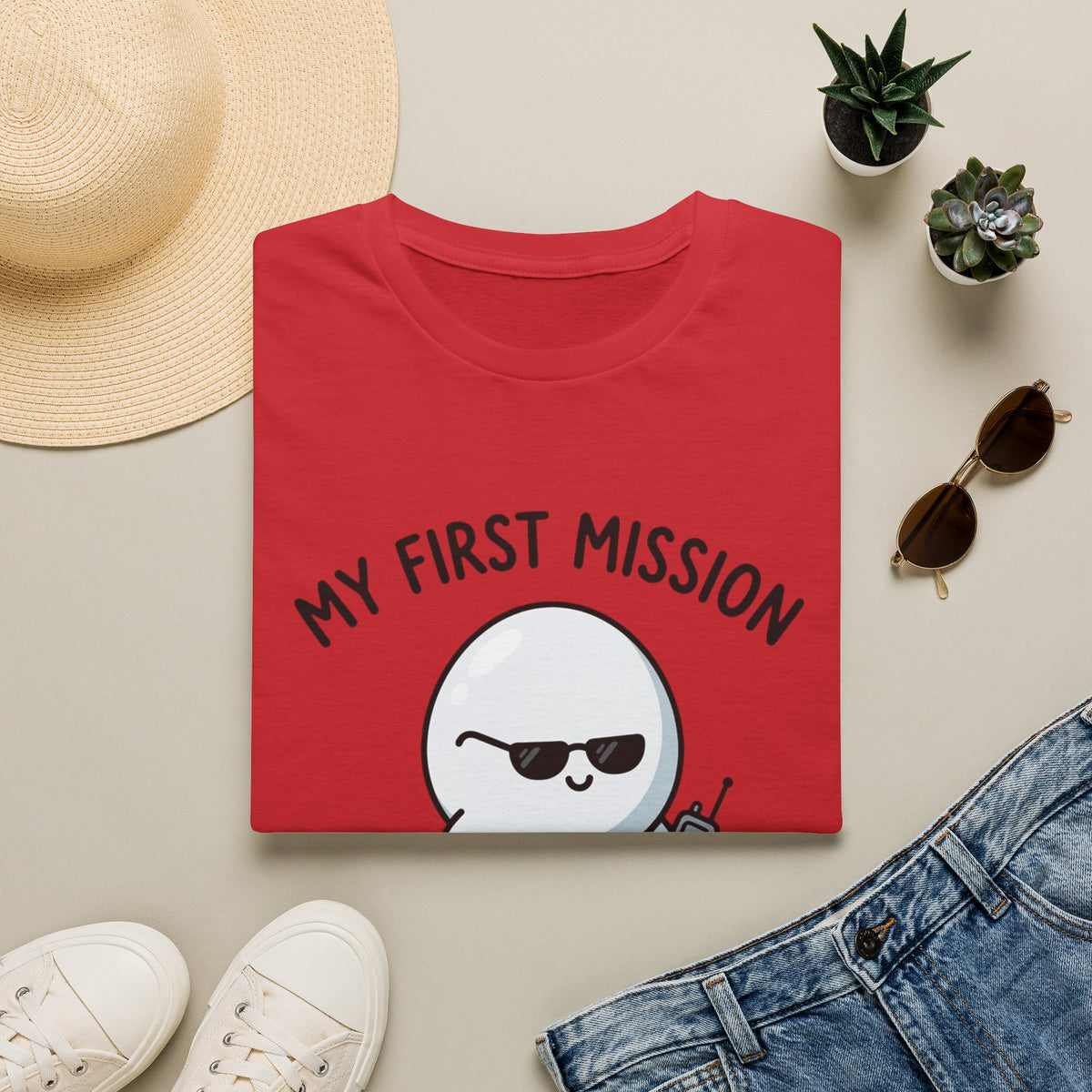 My First Mission Ghost T-Shirt — Cute Spooky Halloween Tee