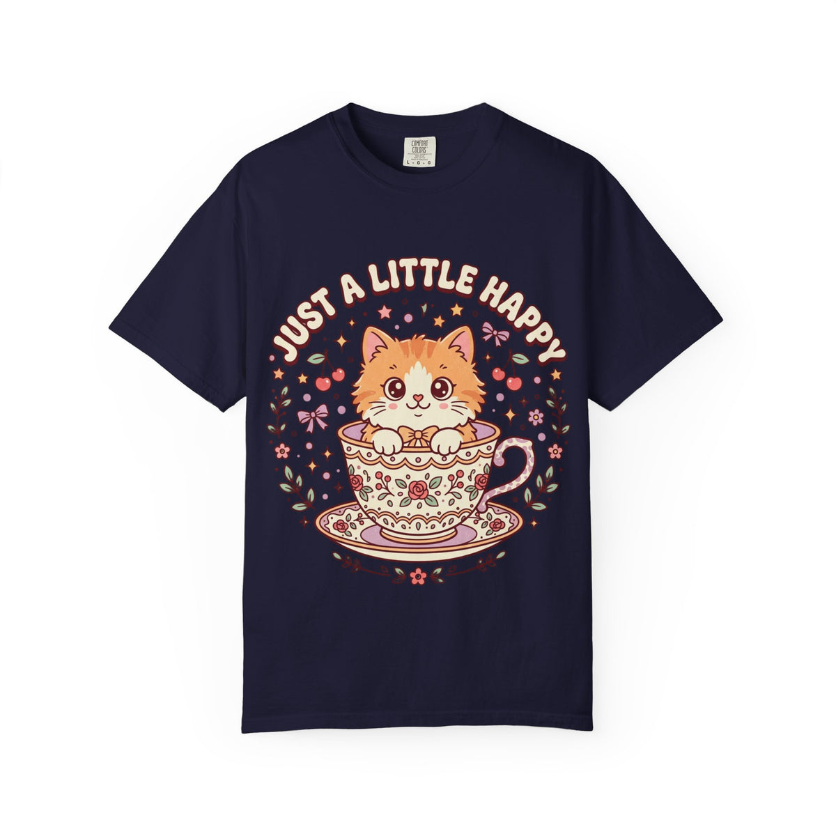 Just a Little Happy Kitty Tee
