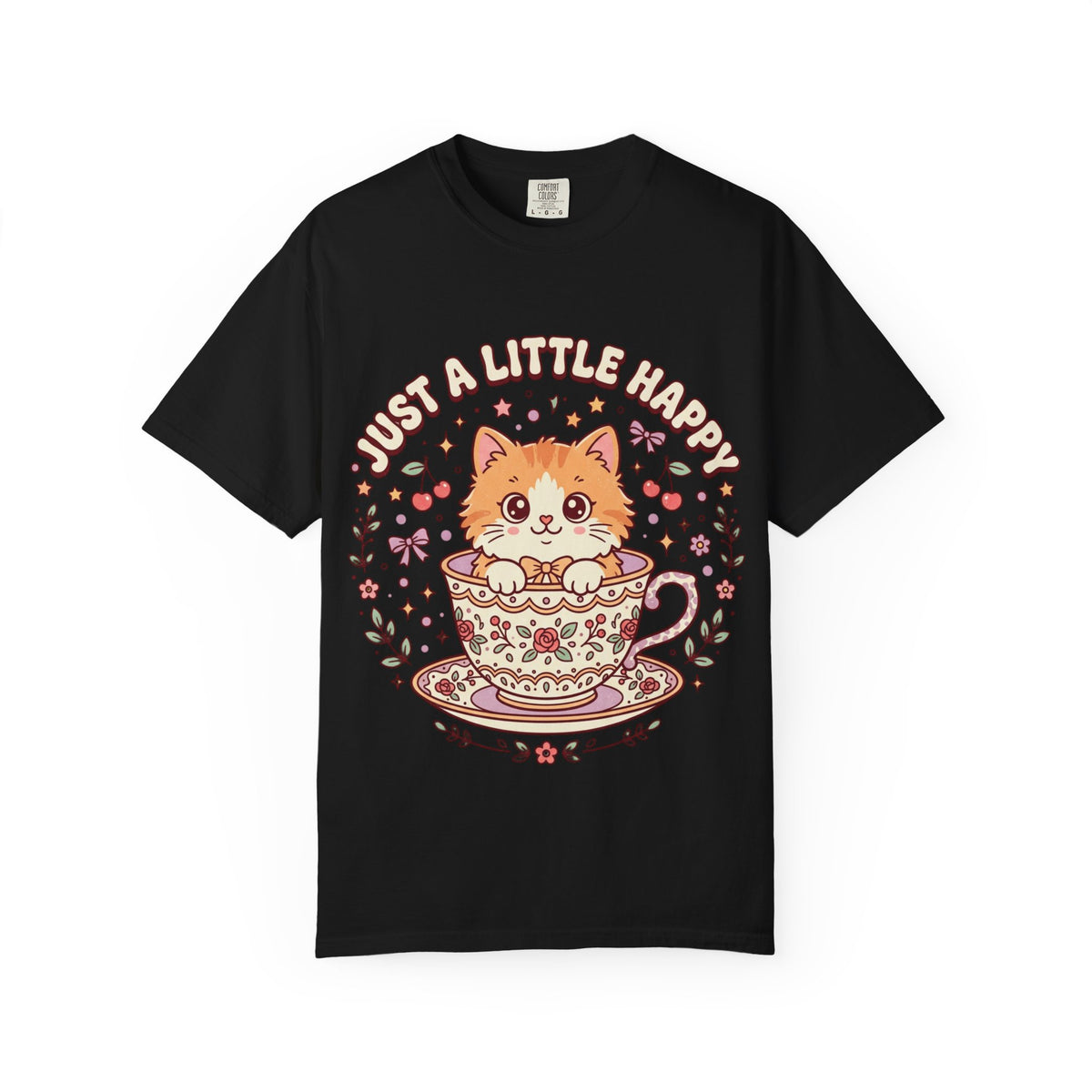 Just a Little Happy Kitty Tee