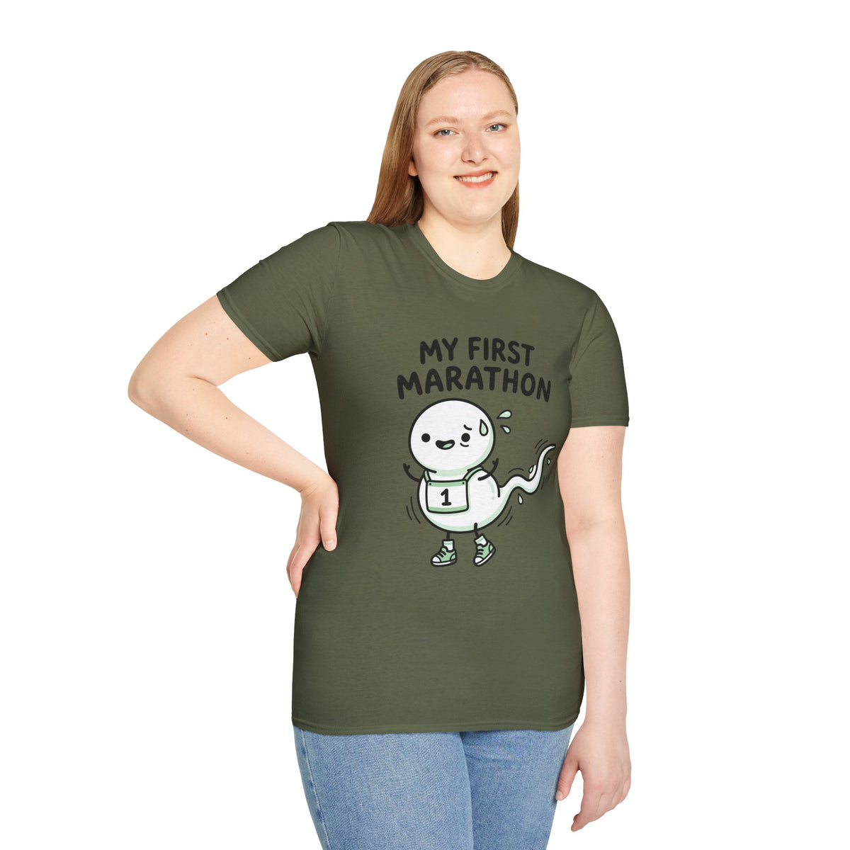 My First Marathon T-Shirt — Cute Beginner Runner Tee
