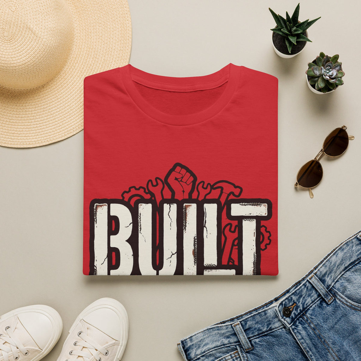 Built Graphic T-Shirt — Mechanic & Maker Workshop Tee