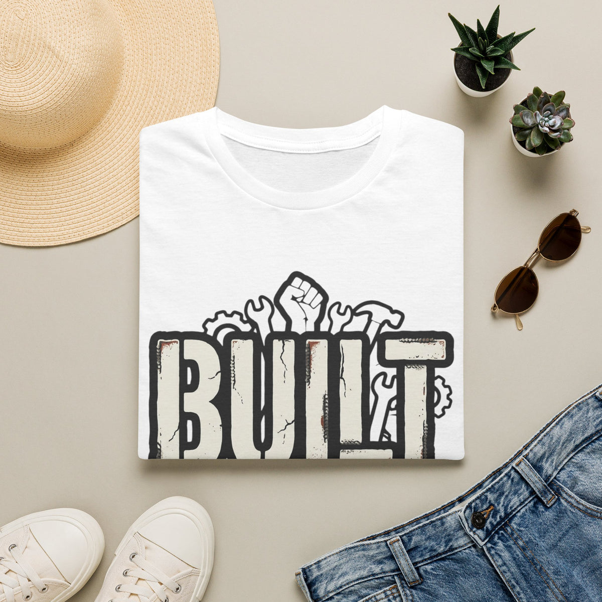 Built Graphic T-Shirt — Mechanic & Maker Workshop Tee