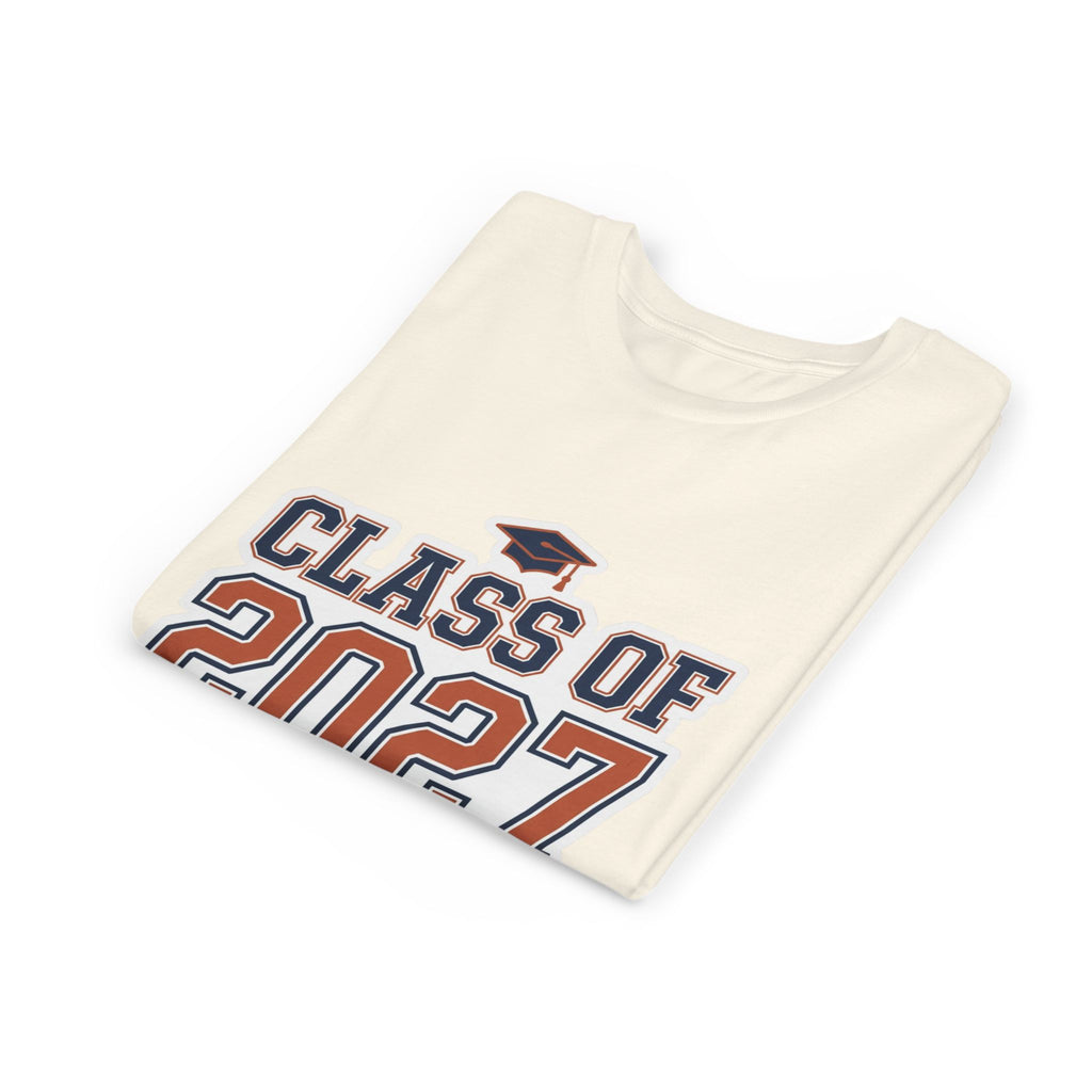 Class of 2027 Graduation Cap Kids Tee