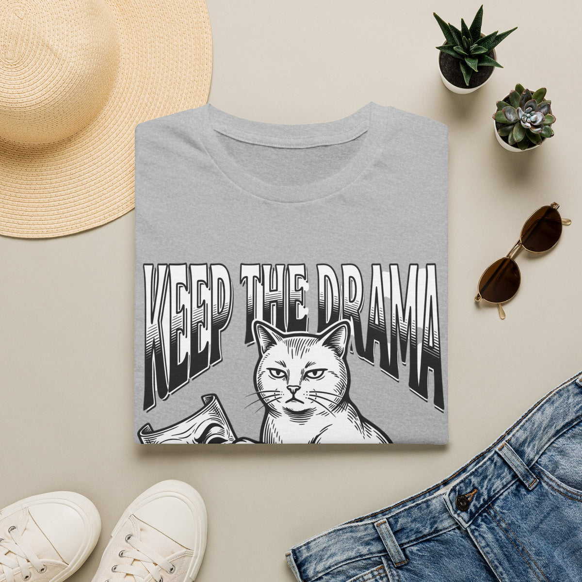 Keep the Drama Cat Tee