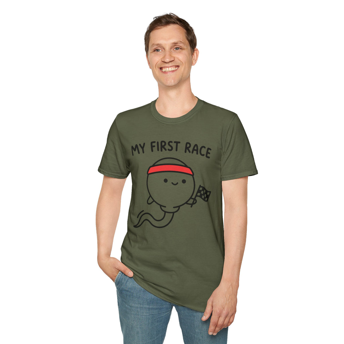 My First Race T‑Shirt — Cute Baby First Race Bodysuit Gift