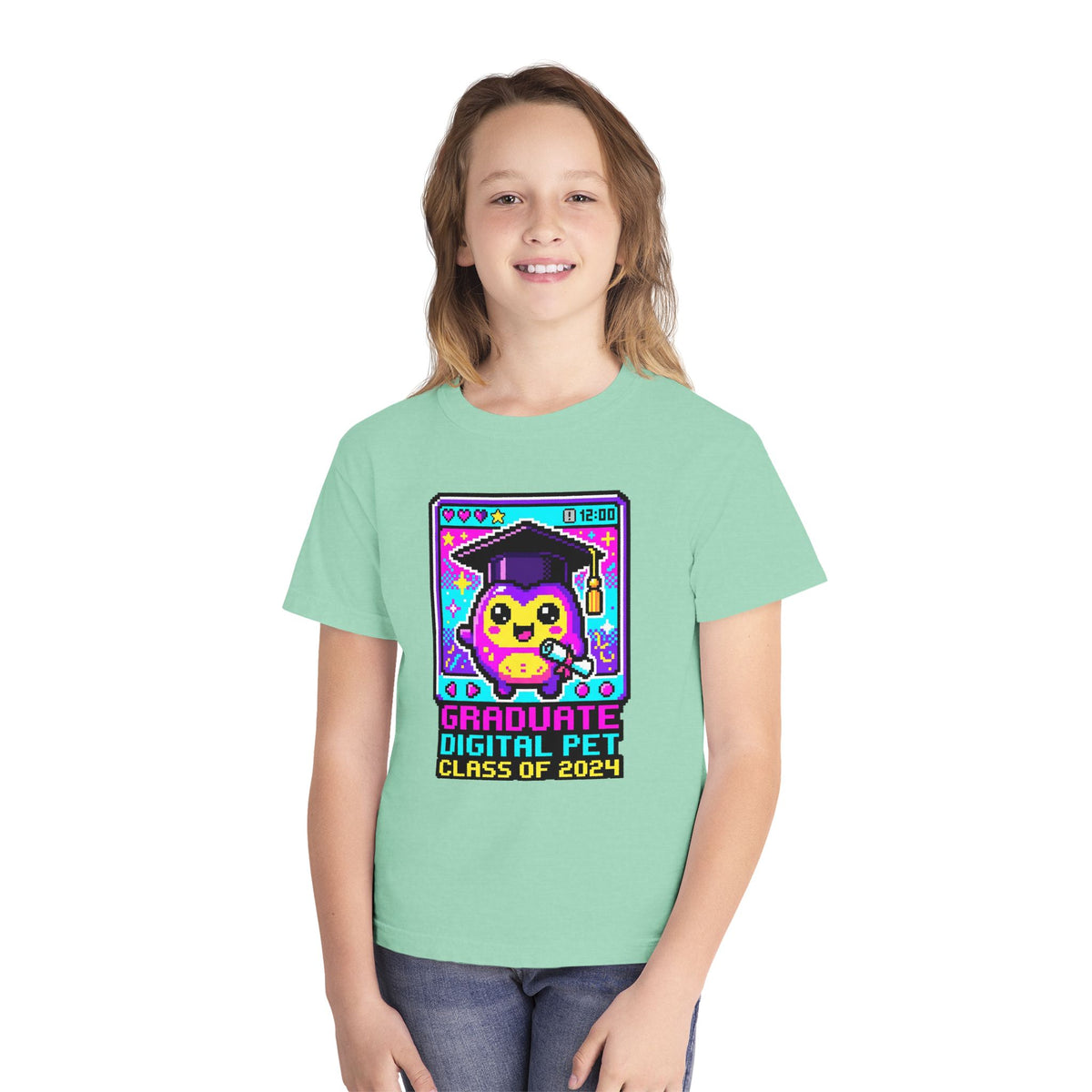 Graduate Digital Pet Kids Tee