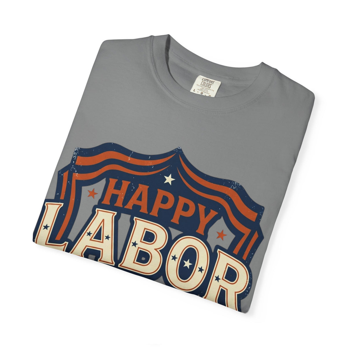 Happy Labor Day 'Celebrate & Honor' Shield Graphic T-Shirt