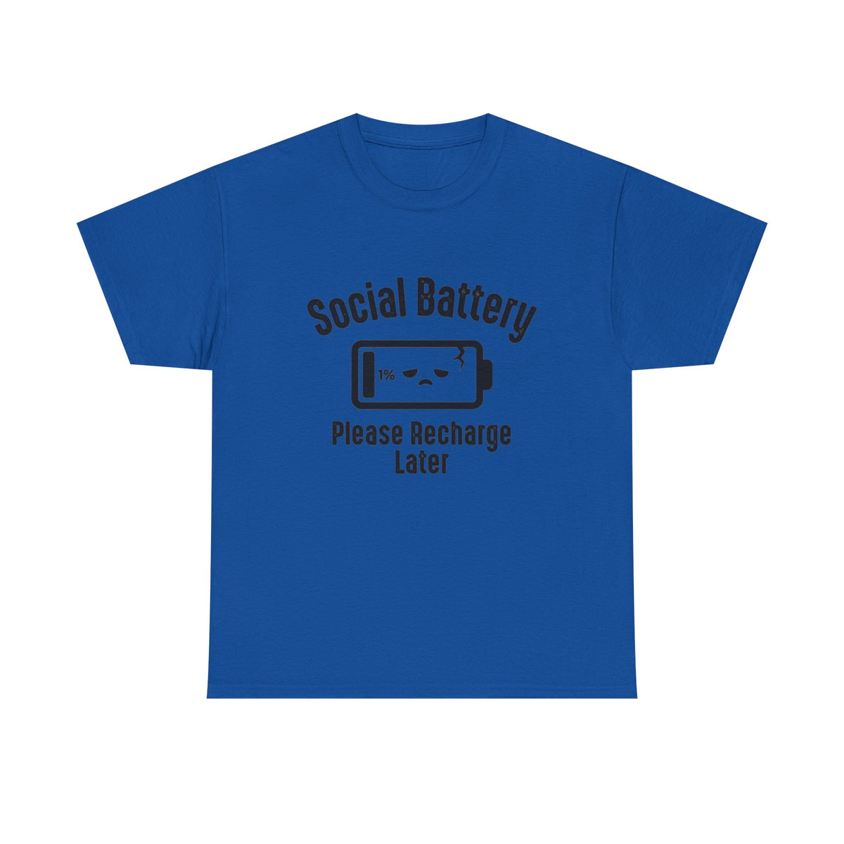 Social Battery Funny Introvert Tee