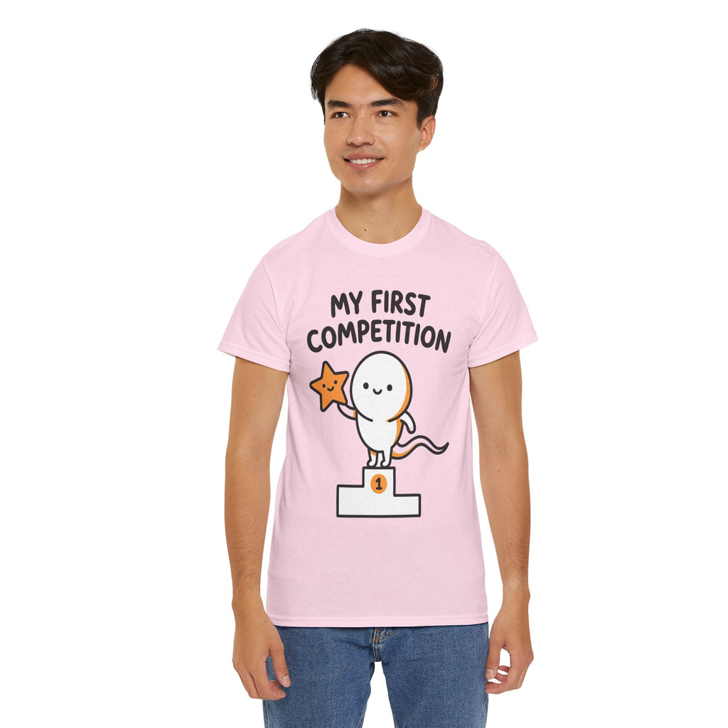My First Competition Kids T‑Shirt – Cute Champ Podium Design