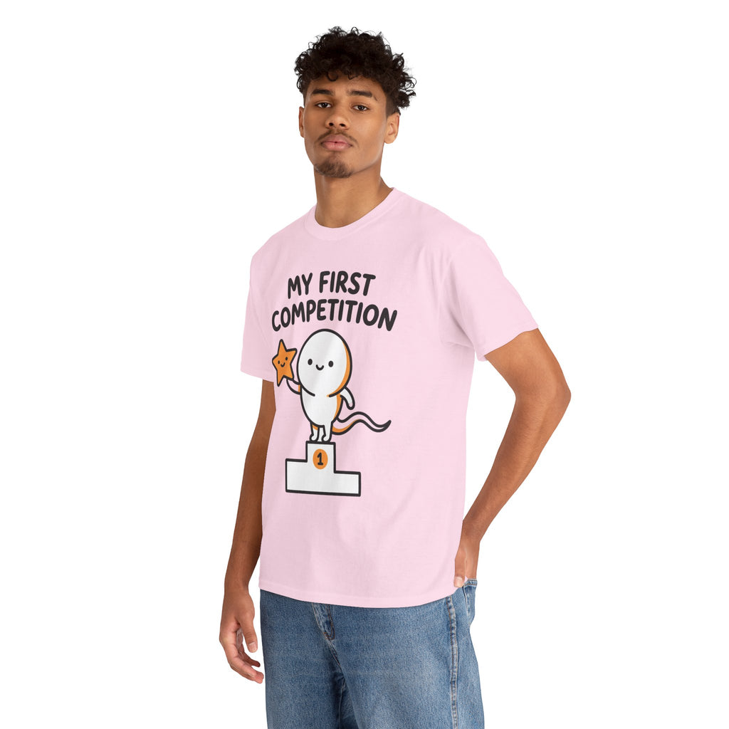 My First Competition Kids T‑Shirt – Cute Champ Podium Design