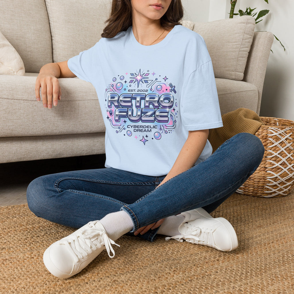 Retro Futuristic T-Shirt — "Retro Evlze" Graphic Tee (Est. 2002)