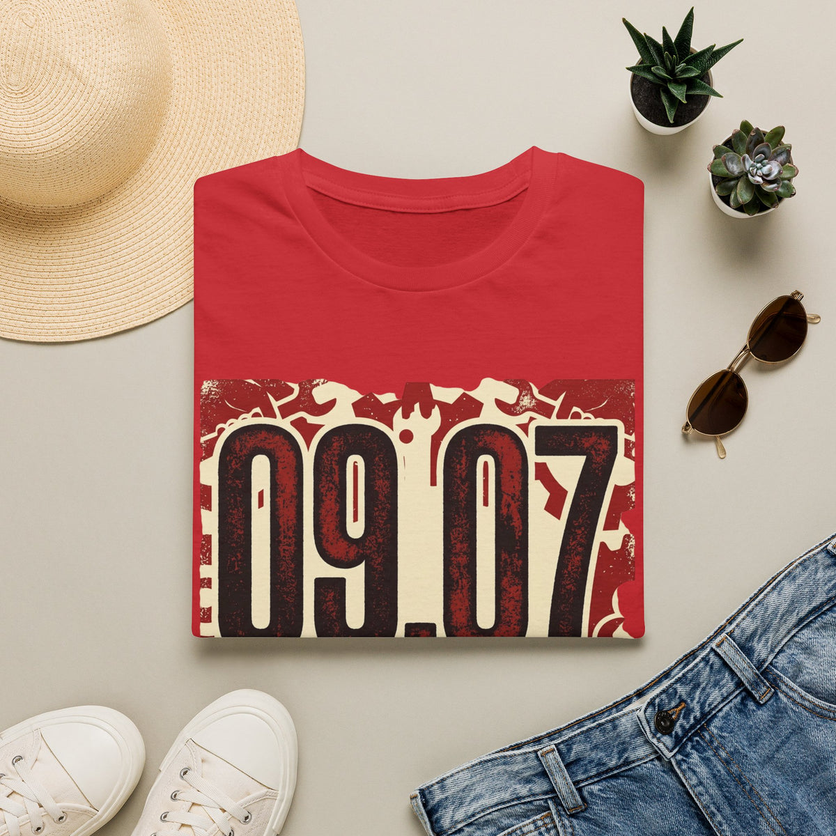 Labor Day 09.07 T-Shirt – 'A Day for Every Hand That Builds' Graphic Tee
