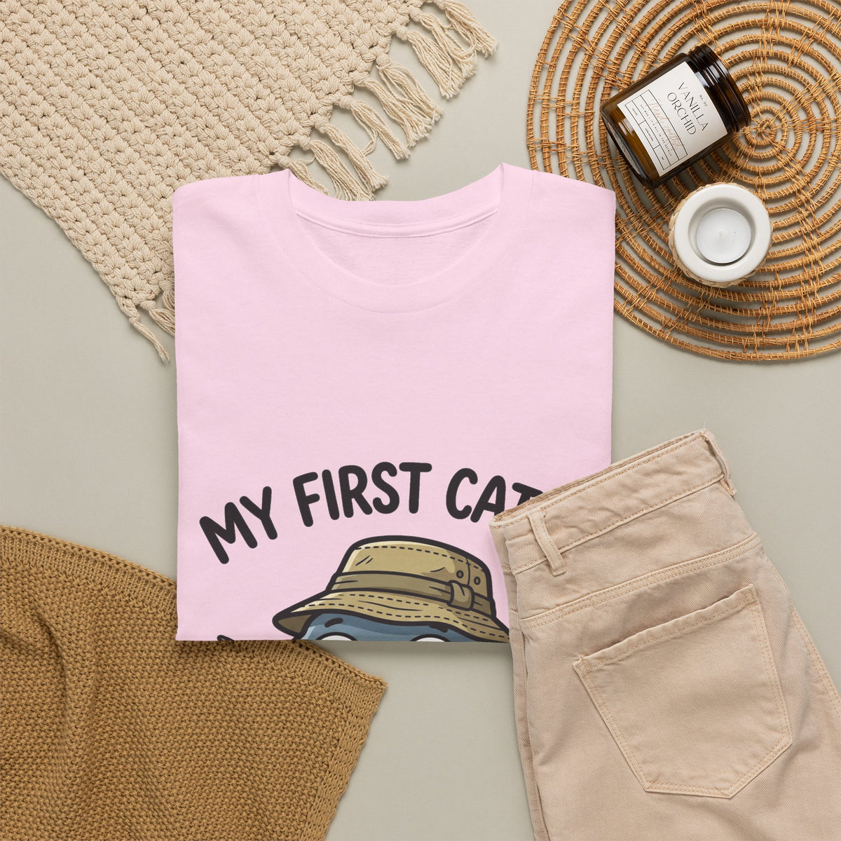 T-Shirt — "My First Catch" Cute Baby Narwhal Fishing Tee