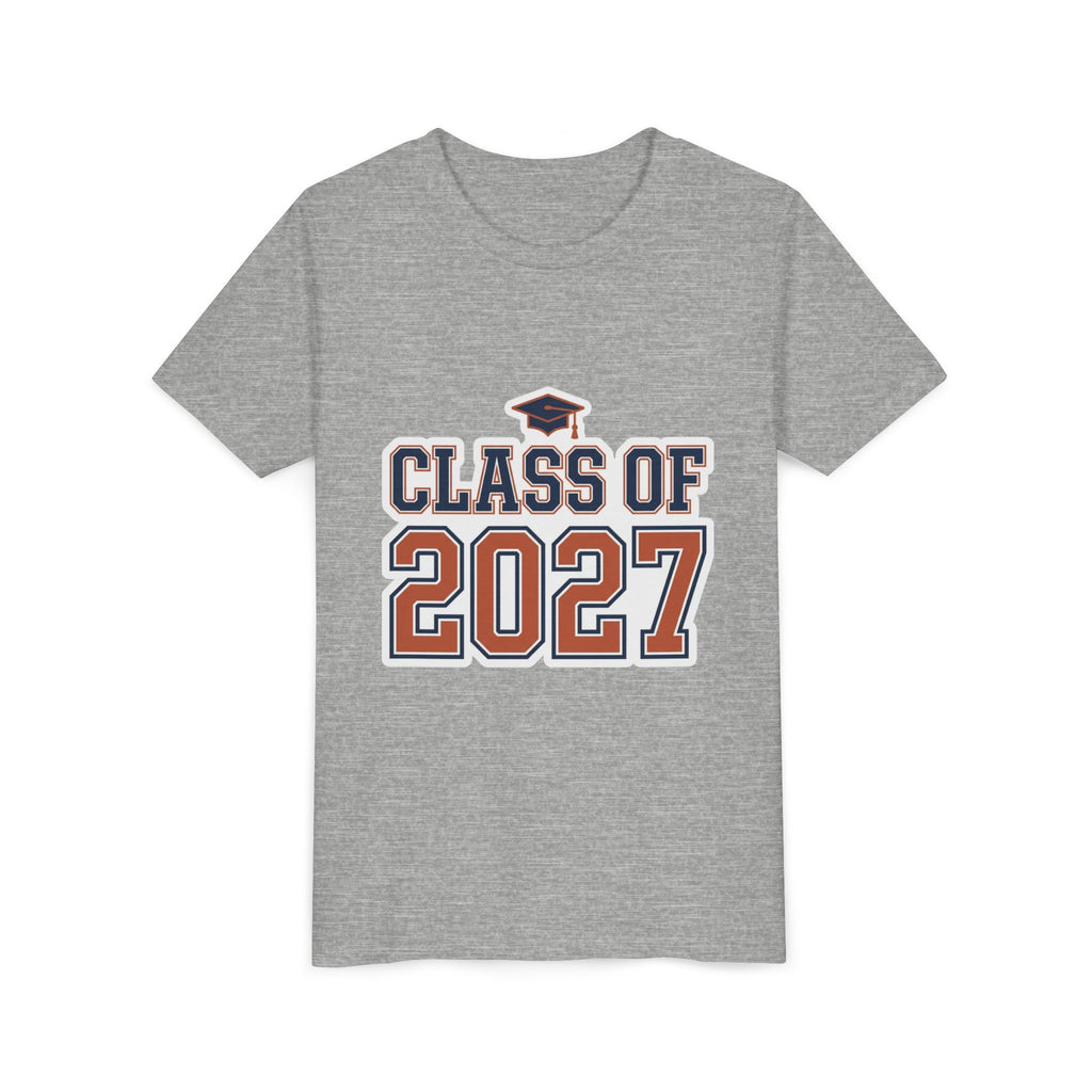 Class of 2027 Graduation Cap Kids Tee