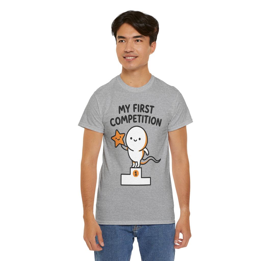 My First Competition Kids T‑Shirt – Cute Champ Podium Design