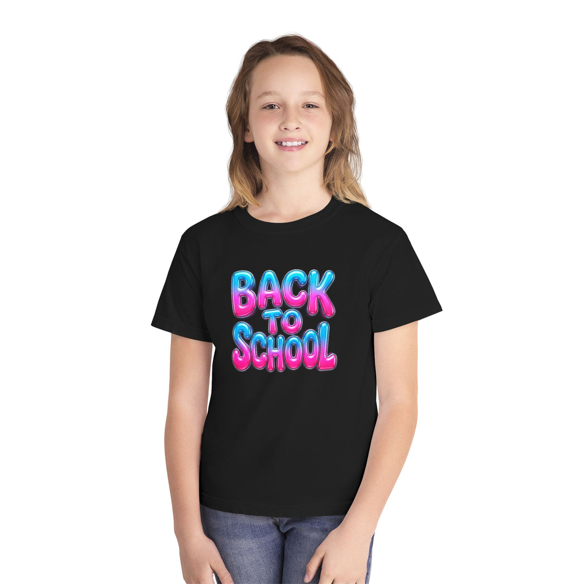 Bubble Letter Back to School Kids Tee