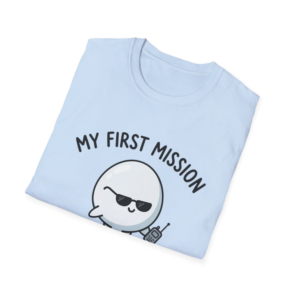 My First Mission Ghost T-Shirt — Cute Spooky Halloween Tee