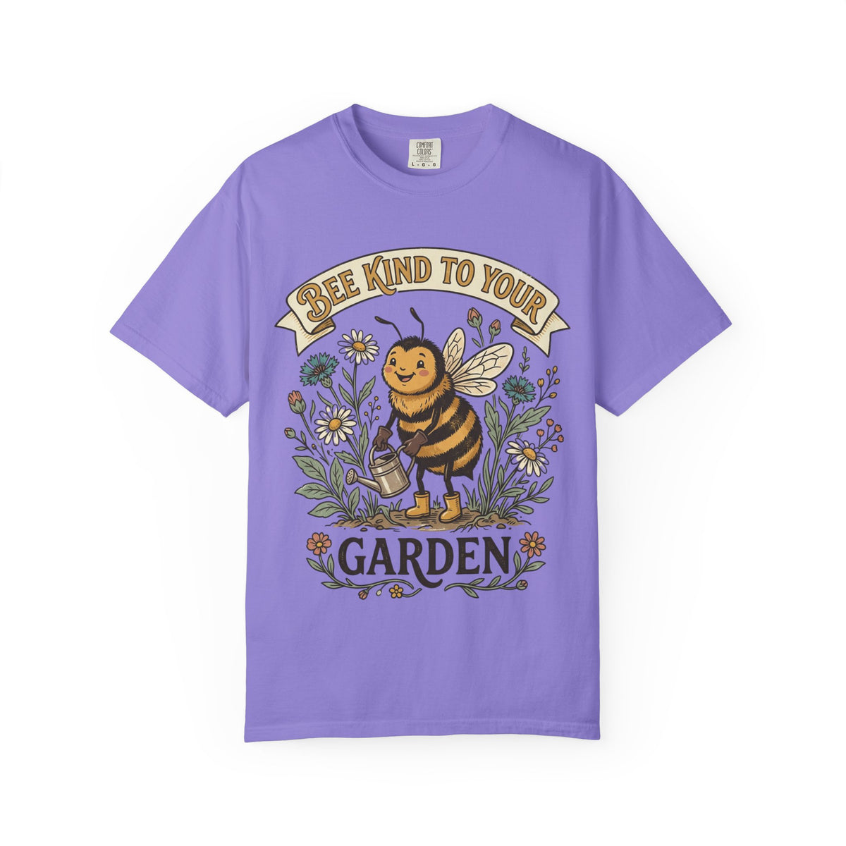 'Bee Kind to Your Garden' Cute Bee Gardening T-Shirt