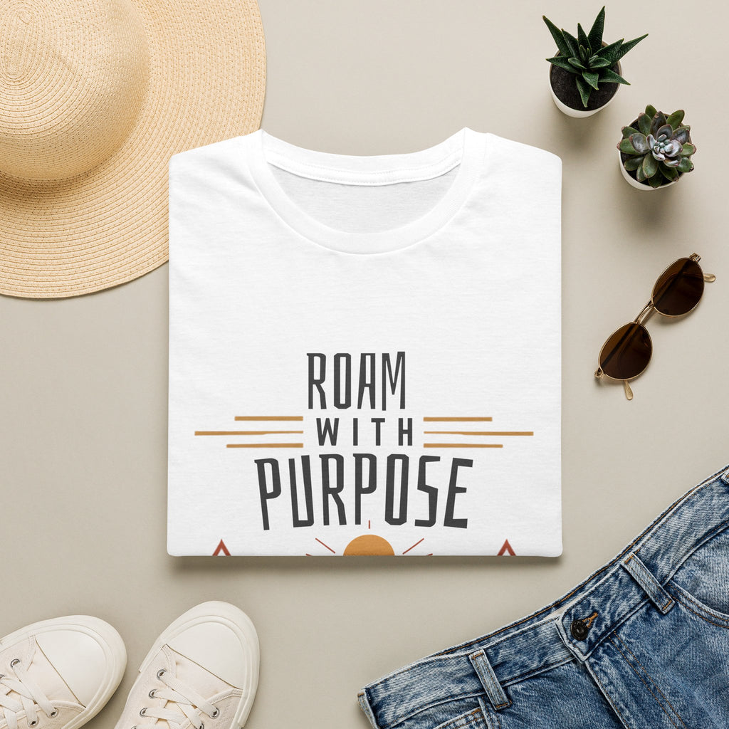Roam With Purpose T-Shirt — Adventure Mountain Graphic Tee
