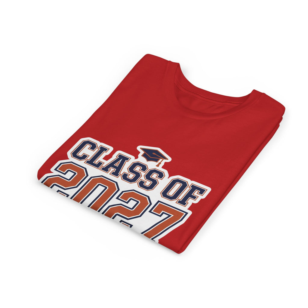 Class of 2027 Graduation Cap Kids Tee