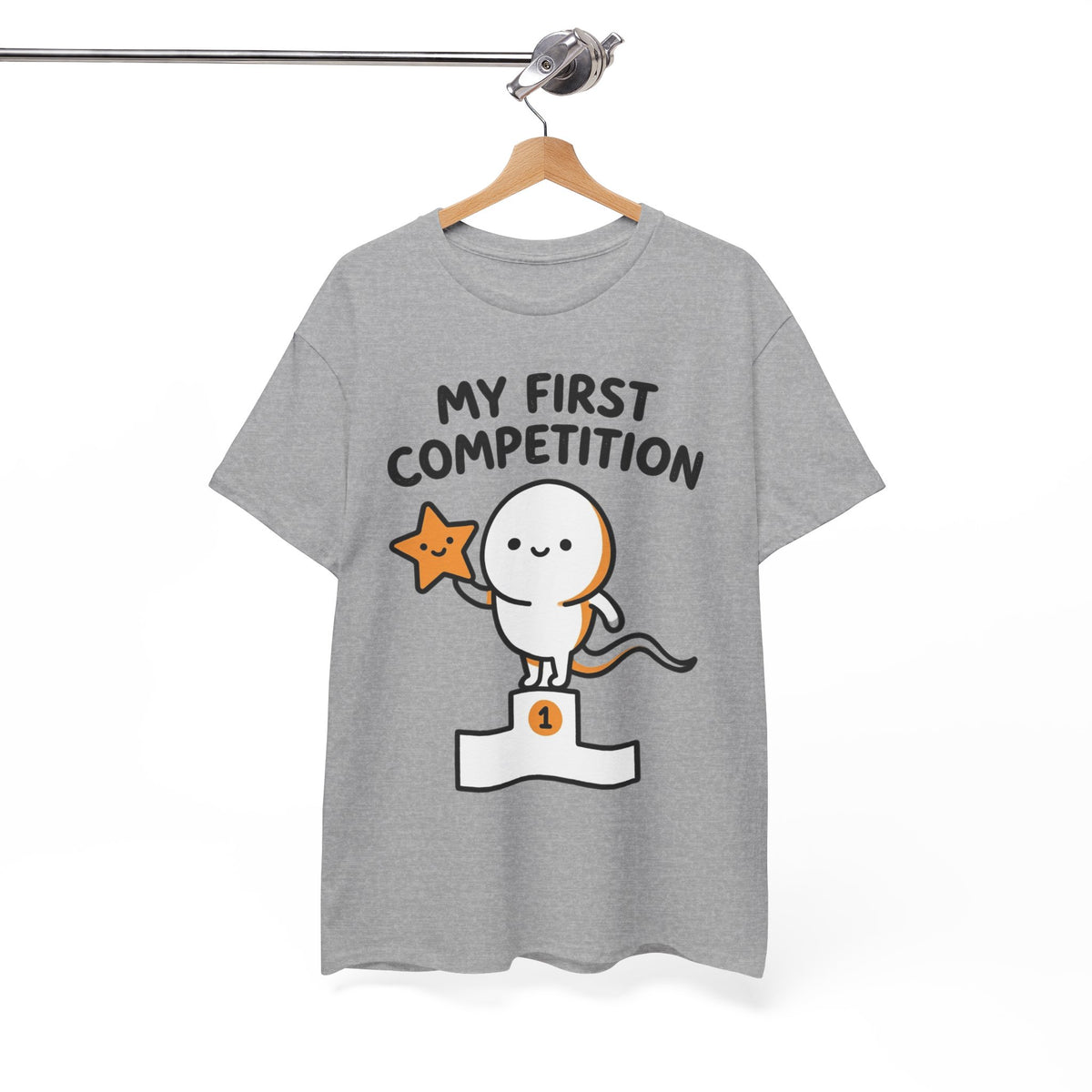 My First Competition Kids T‑Shirt – Cute Champ Podium Design