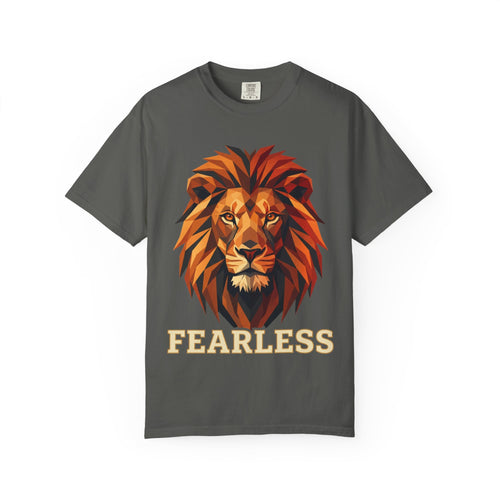 Fearless Lion T-Shirt — Bold Graphic Tee with Lion Head