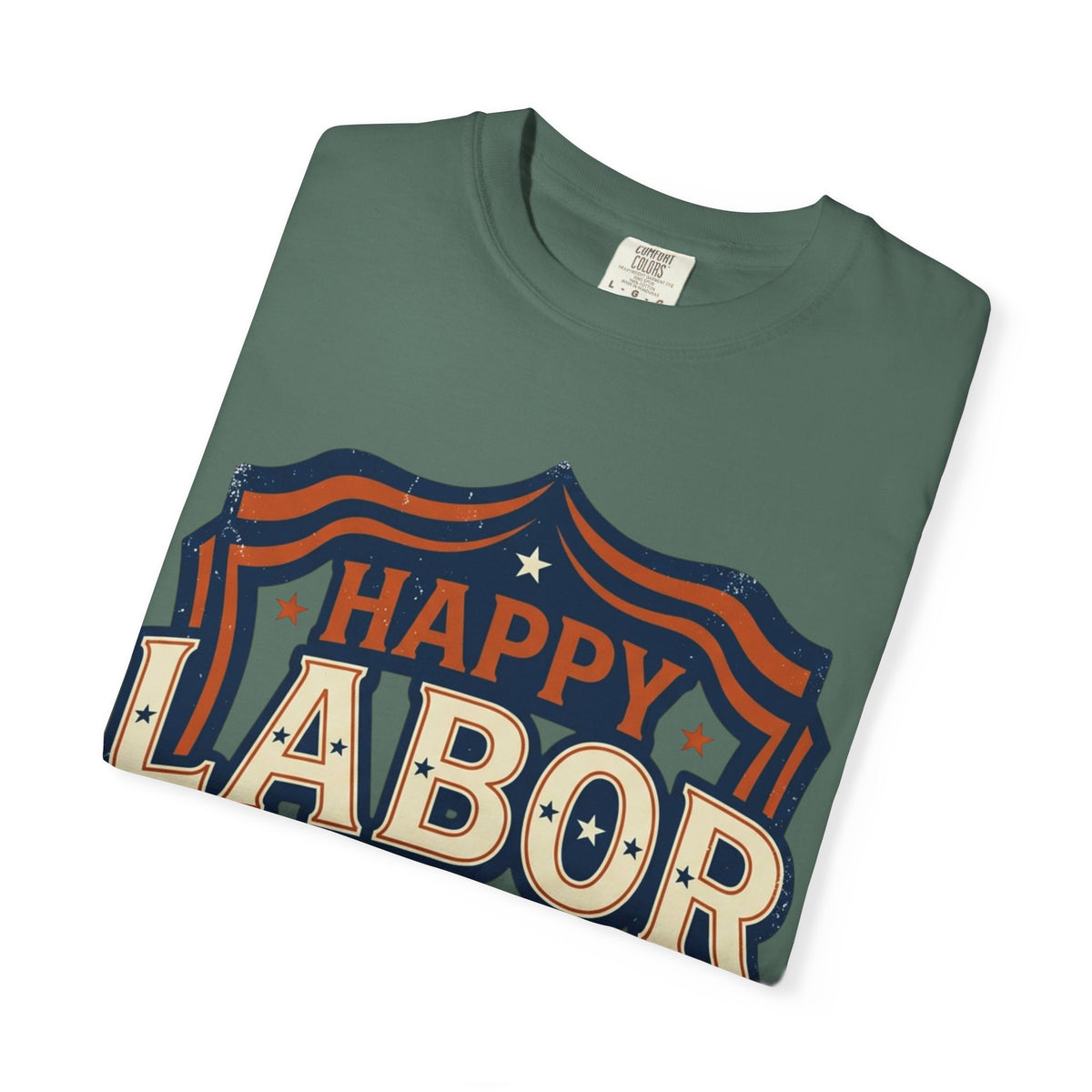 Happy Labor Day 'Celebrate & Honor' Shield Graphic T-Shirt