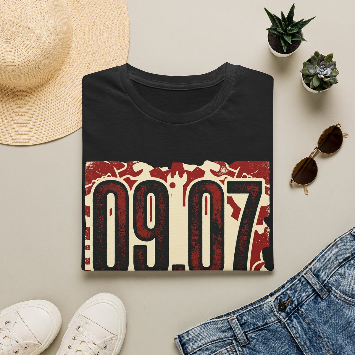 Labor Day 09.07 T-Shirt – 'A Day for Every Hand That Builds' Graphic Tee
