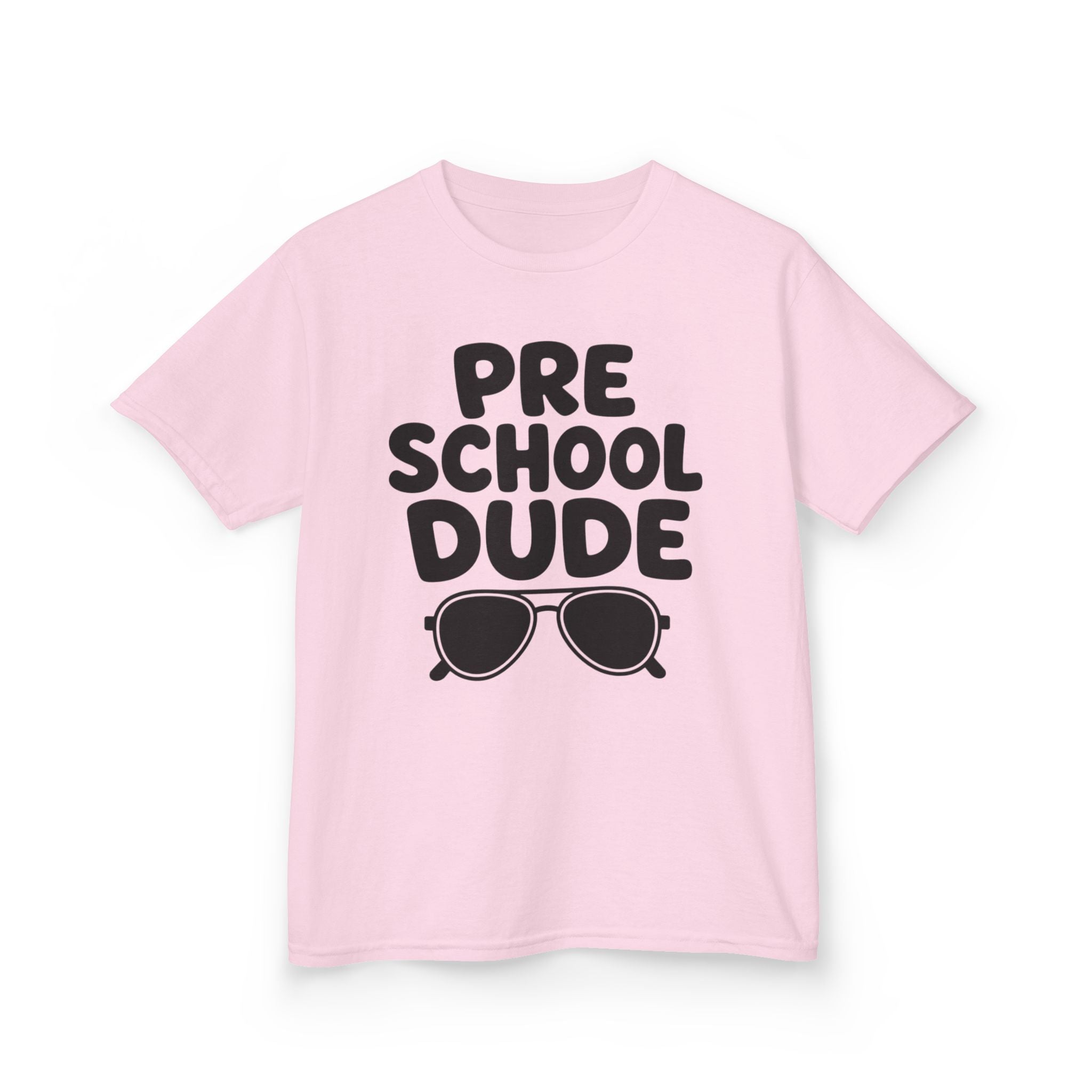 Preschool Dude Kids T‑Shirt — 'Preschool Dude' Sunglasses Graphic Tee for Boys