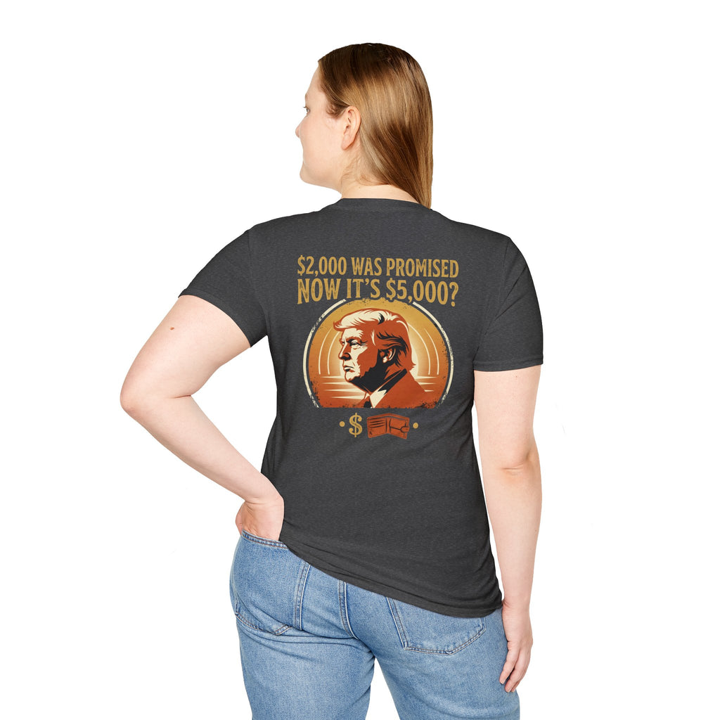 Trump 2,000 to 5,000 Retro Portrait T-Shirt