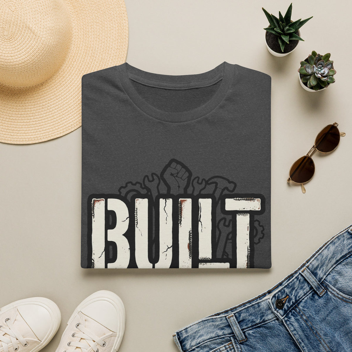 Built Graphic T-Shirt — Mechanic & Maker Workshop Tee