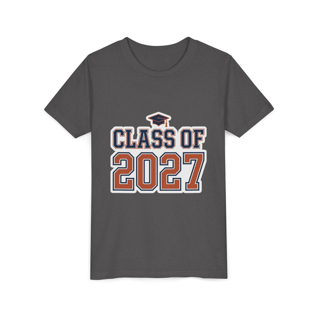 Class of 2027 Graduation Cap Kids Tee