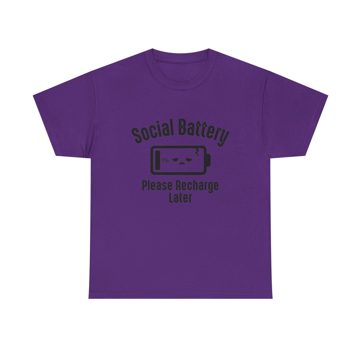 Social Battery Funny Introvert Tee