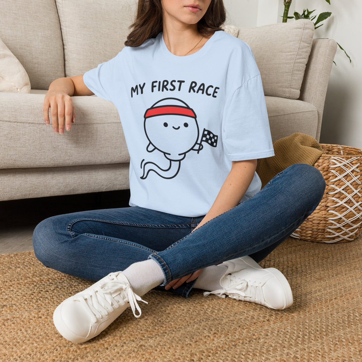 My First Race T‑Shirt — Cute Baby First Race Bodysuit Gift
