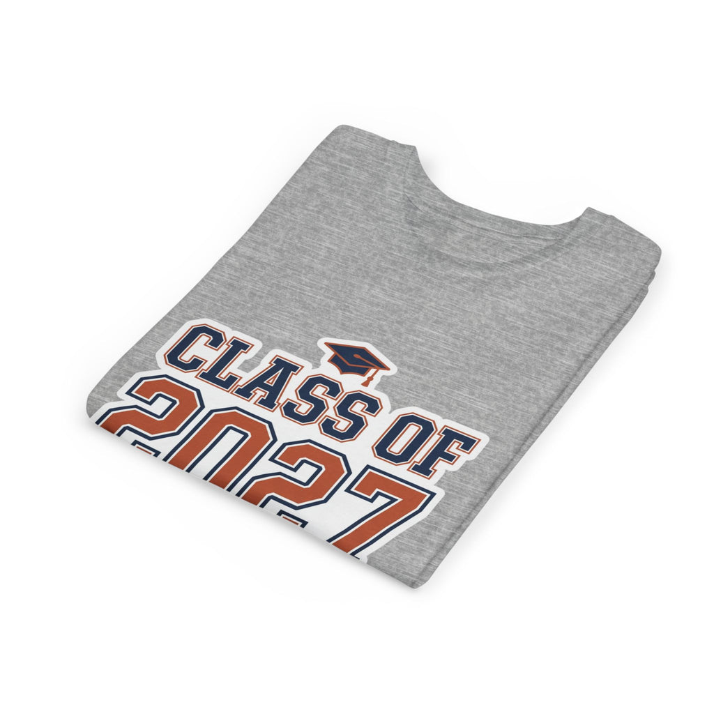 Class of 2027 Graduation Cap Kids Tee