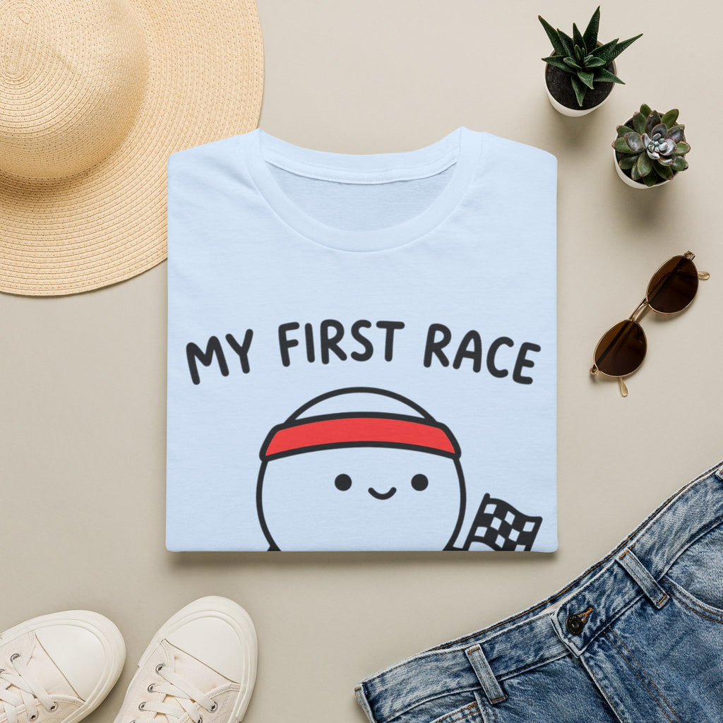 My First Race T‑Shirt — Cute Baby First Race Bodysuit Gift