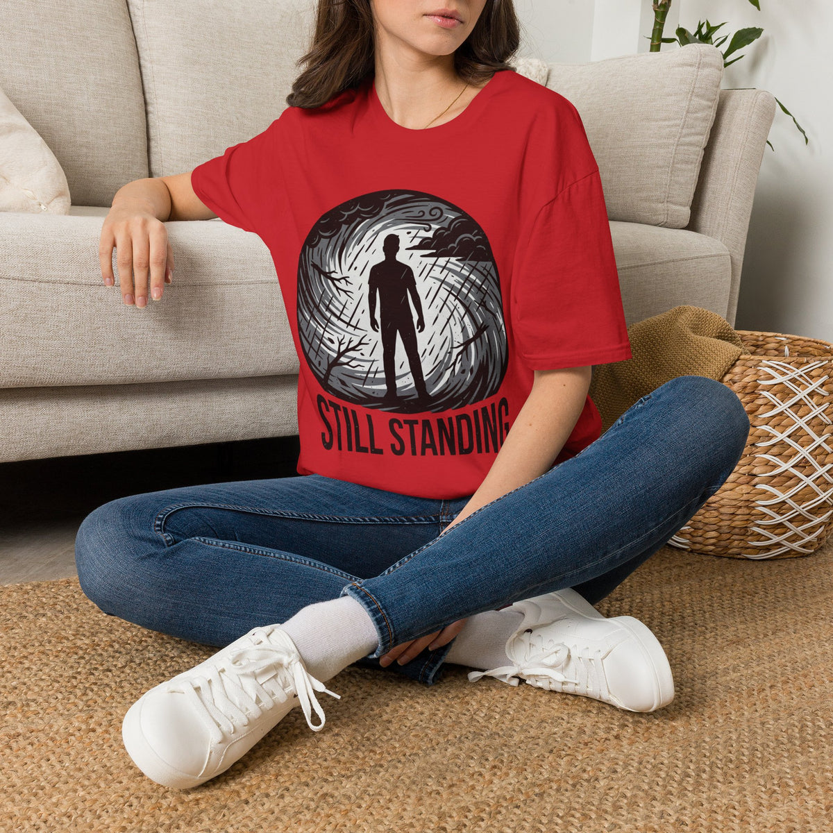 Still Standing T-Shirt — Inspirational Resilience Graphic Tee