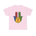 Hamsa Hand T-Shirt — Colorful Ethiopian Symbol Protection Tee