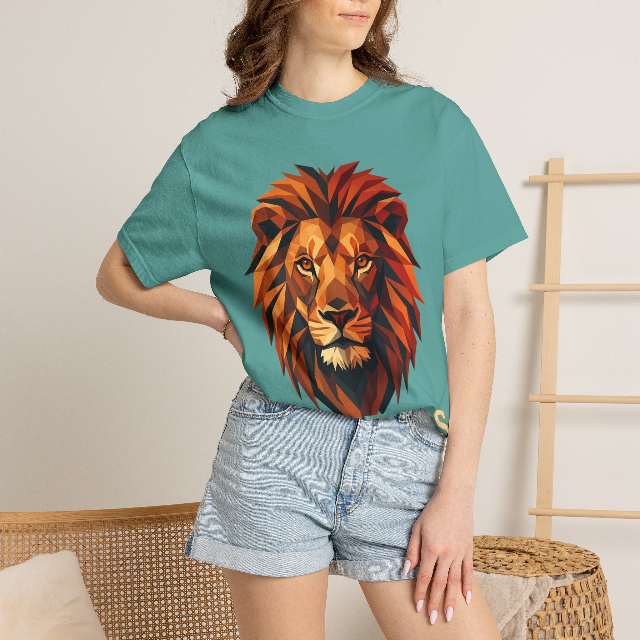 Fearless Lion T-Shirt — Bold Graphic Tee with Lion Head