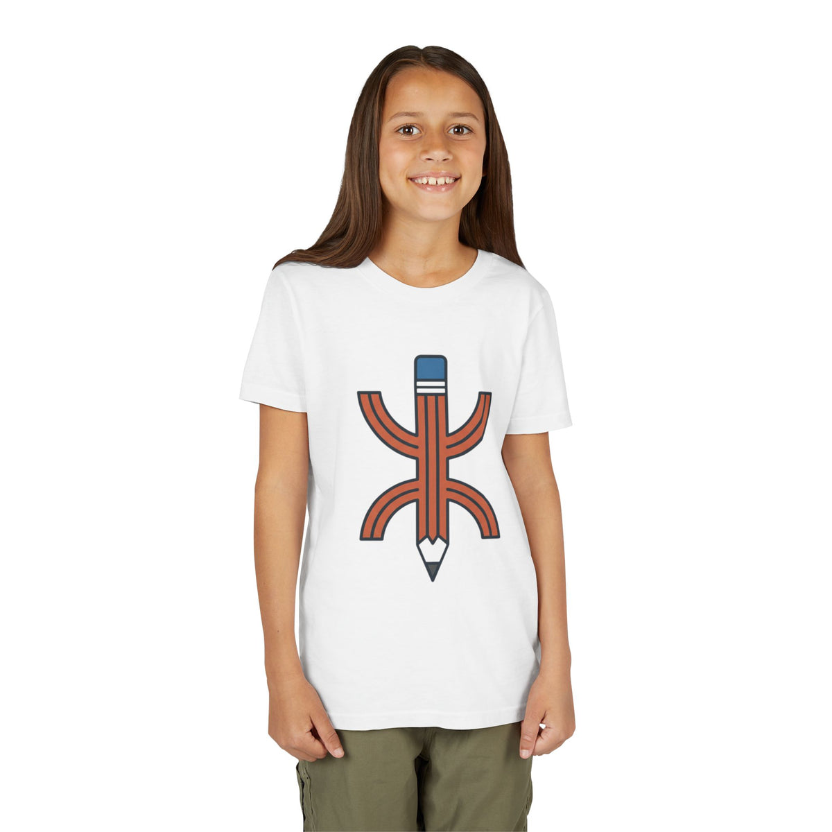 Pencil Logo Creative Kids Tee