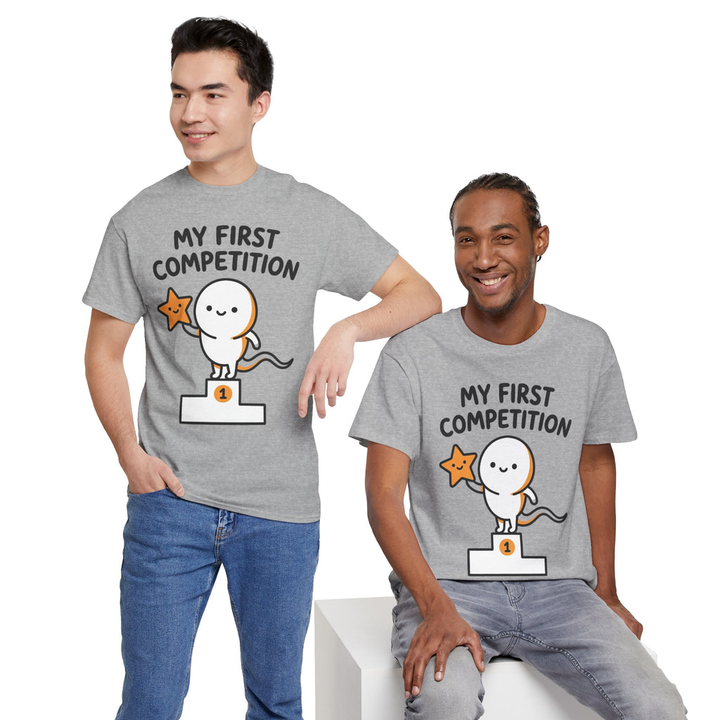 My First Competition Kids T‑Shirt – Cute Champ Podium Design