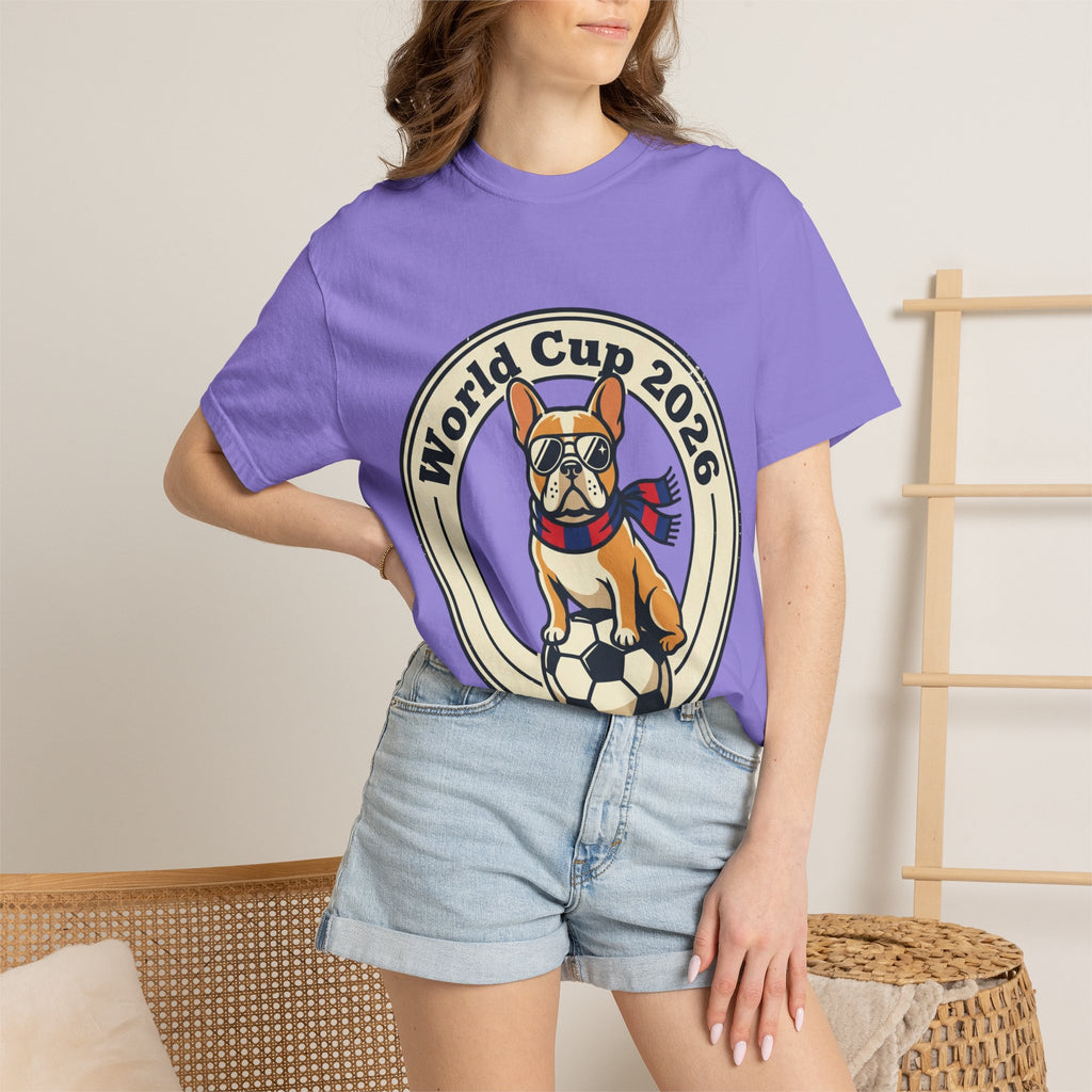 World Cup 2026 French Bulldog Soccer T-Shirt