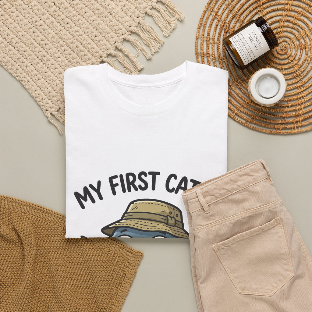 T-Shirt — "My First Catch" Cute Baby Narwhal Fishing Tee
