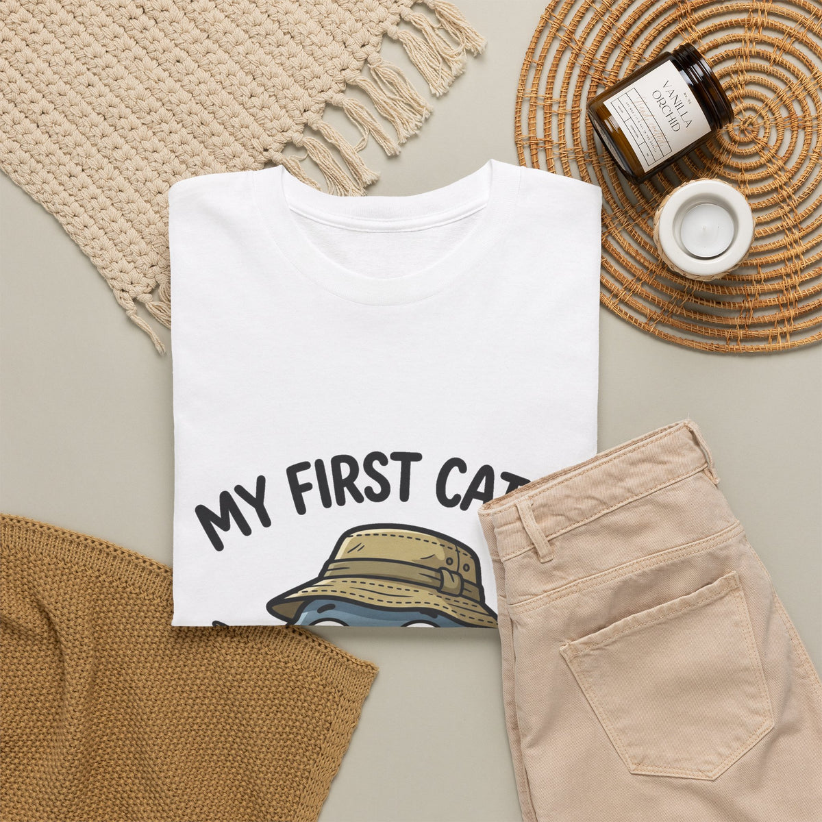 T-Shirt — "My First Catch" Cute Baby Narwhal Fishing Tee