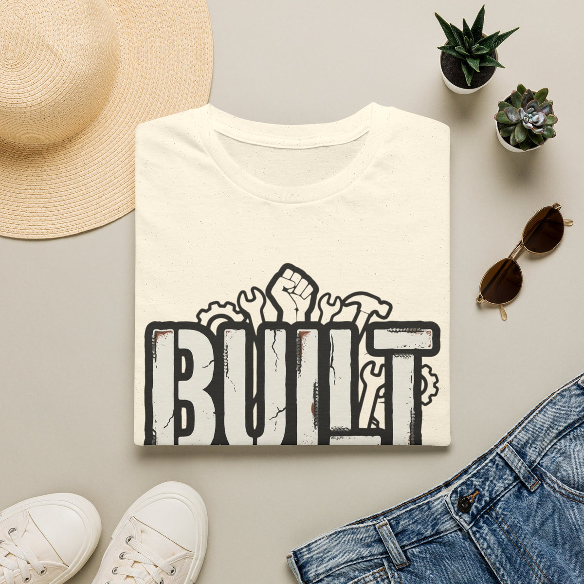 Built Graphic T-Shirt — Mechanic & Maker Workshop Tee